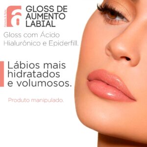 GLOSS VOLUME LABIAL ( ÁCIDO HIALURÔNICO + EPIDERFILL ) – 8ML